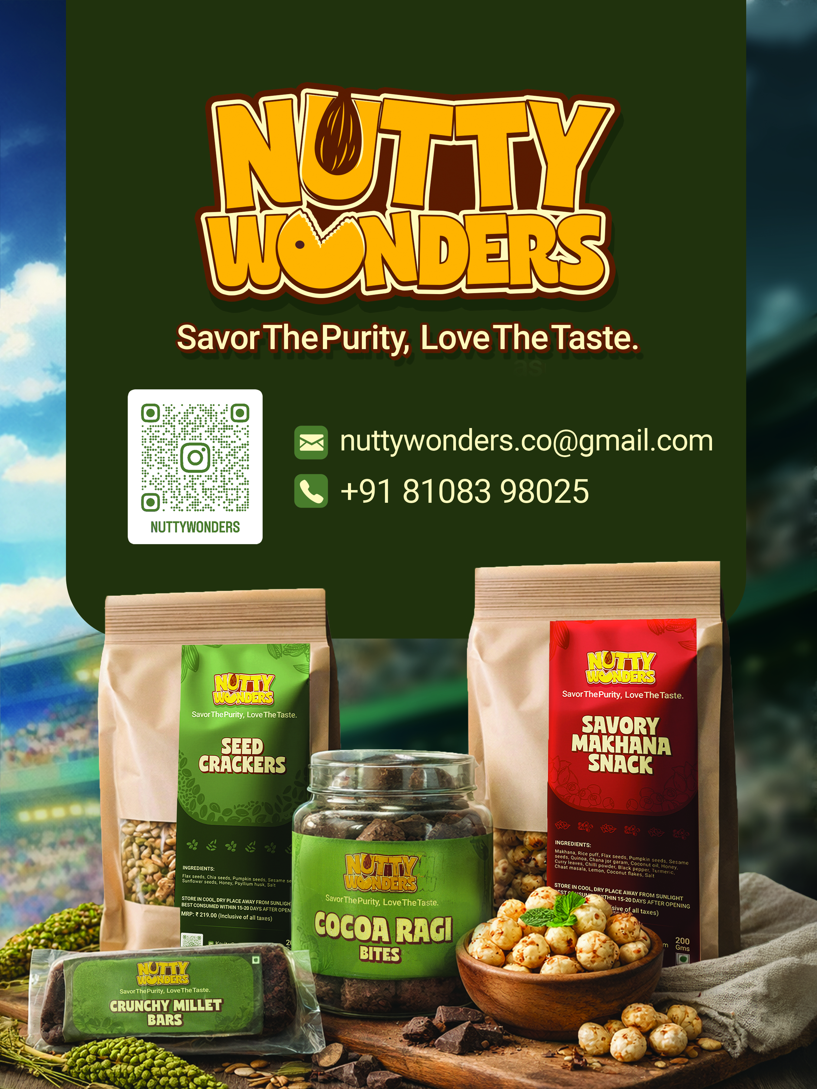 NuttyWonders snack assortment